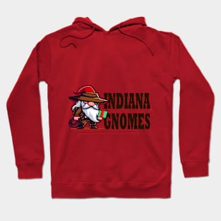 Indiana Gnomes - Adventurous Cute Gnome Tee Hoodie